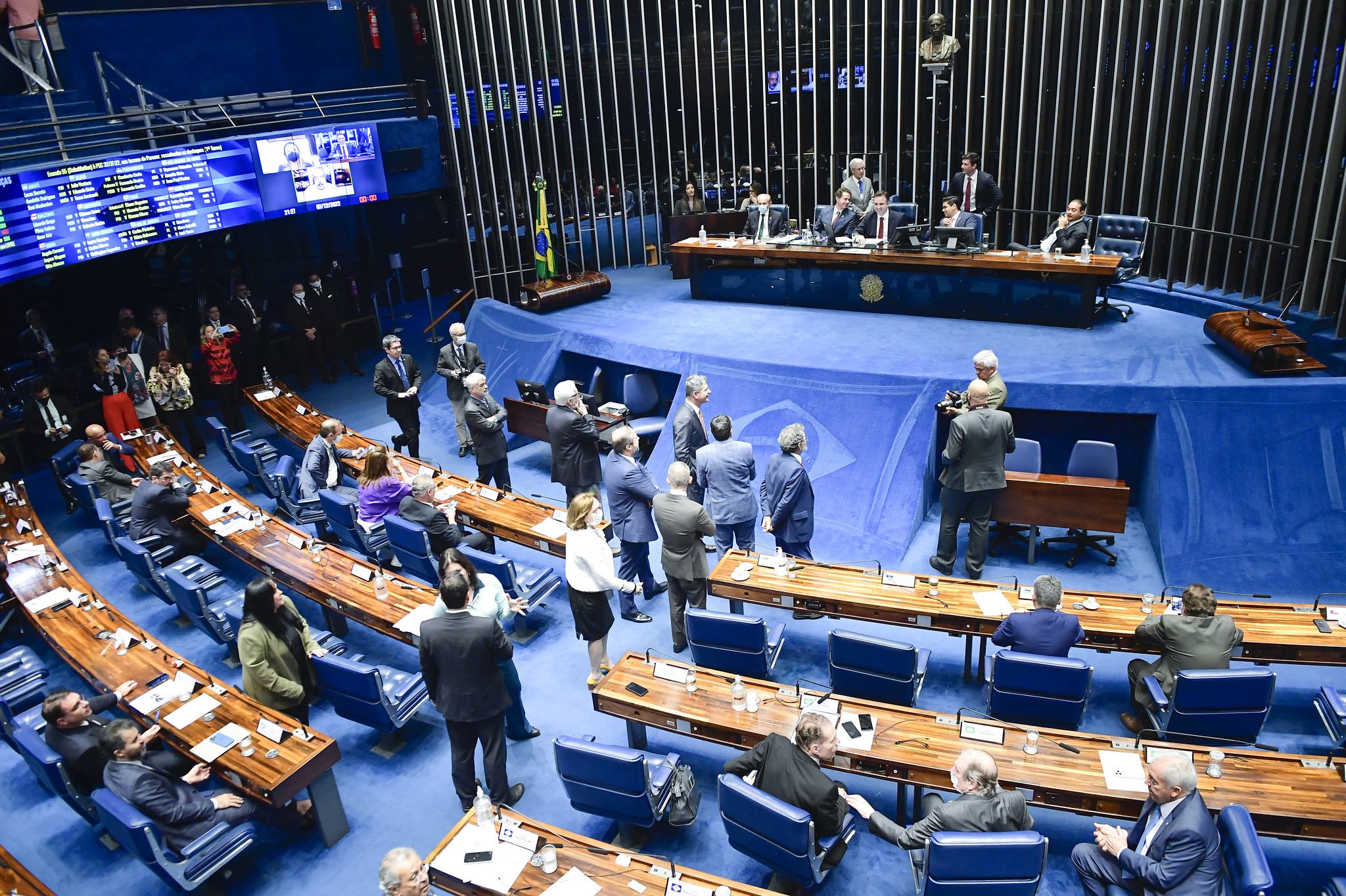 Plenário do Senado Federal durante votação da PEC da Transição