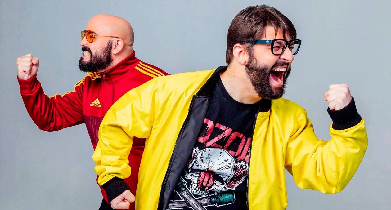 Deive Pazos (esq.) e Alexandre Ottoni (dir.), fundadores do Jovem Nerd