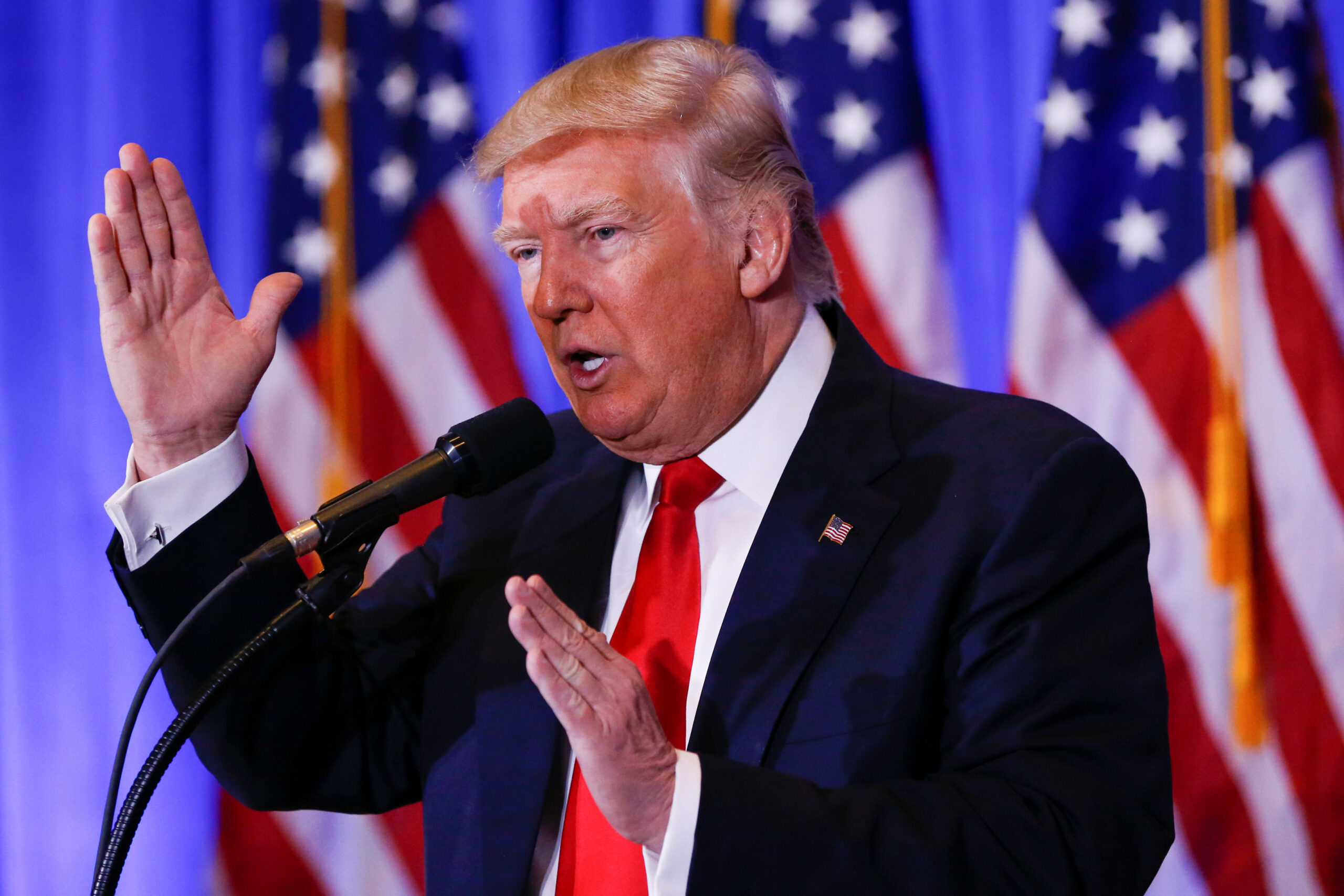 Trump em entrevista