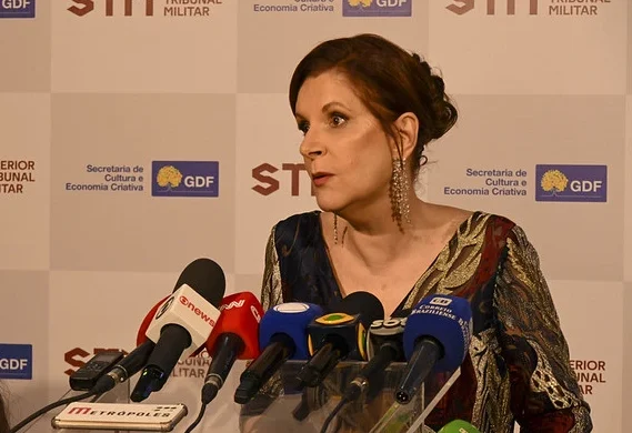 A presidente do STM empossada em março de 2025, Maria Elizabeth Rocha