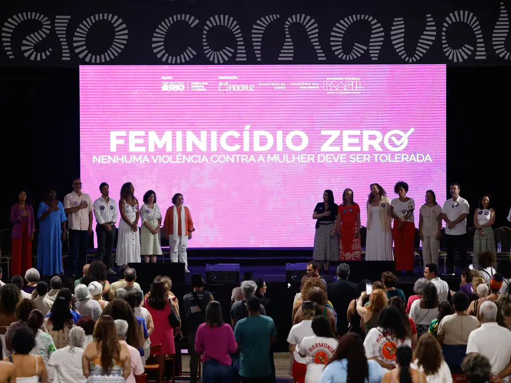 Lançamento da mobilização nacional Feminicídio Zero