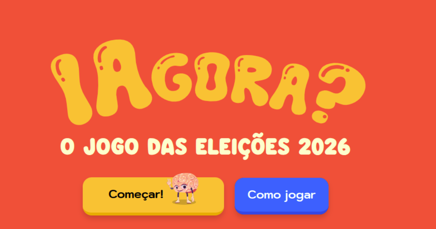 Tela de início do jogo "IAgora?"