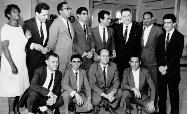 Representantes dos sindicatos de Campinas na Câmara dos Deputados, Brasília, DF, 10 de agosto de 1965