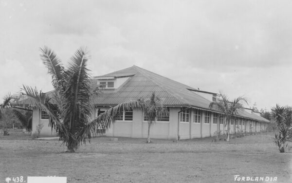 Hospital Henry Ford em fotografia de 1933