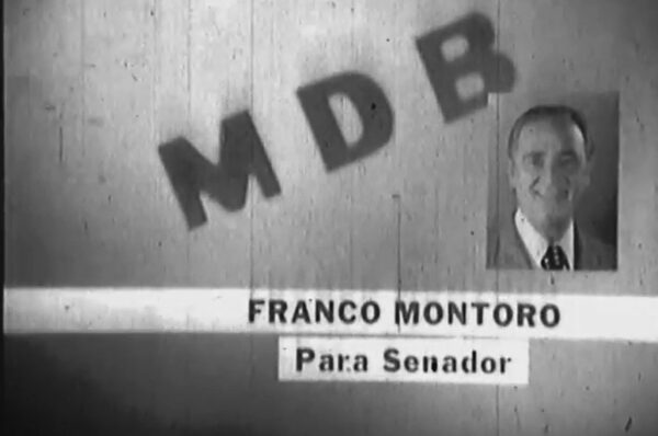 Propaganda de Franco Montoro ao Senado no período de vigência da Lei Falcão