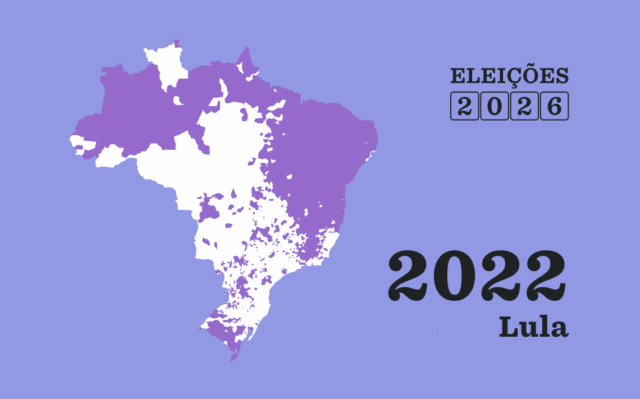 O voto para presidente, município a município